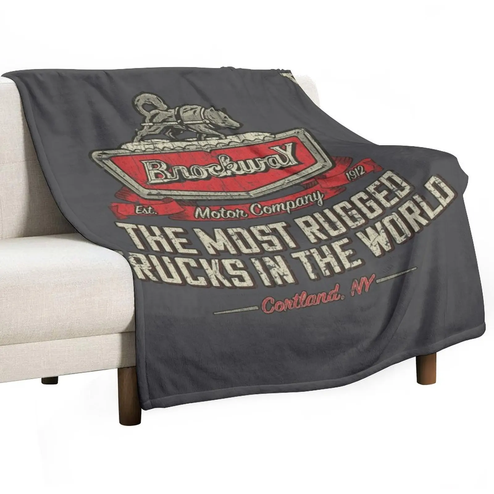 Brockway Motor Company 1912 Throw Blanket funny gift Travel Blankets For Sofas Sleeping Bag christmas gifts Retros Blankets