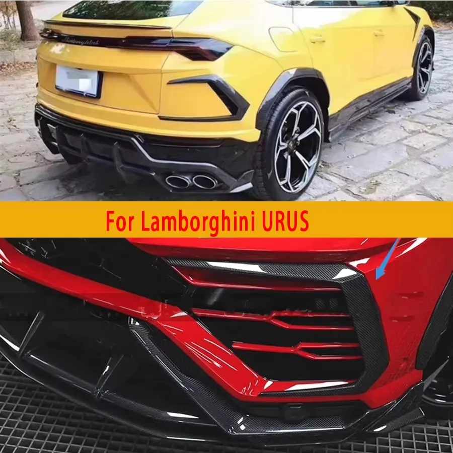 

For Lamborghini URUS 2017-2021 Carbon fiber tuyere front and rear bumper tuyere blade fender tuyere trim Car Accessorie body kit