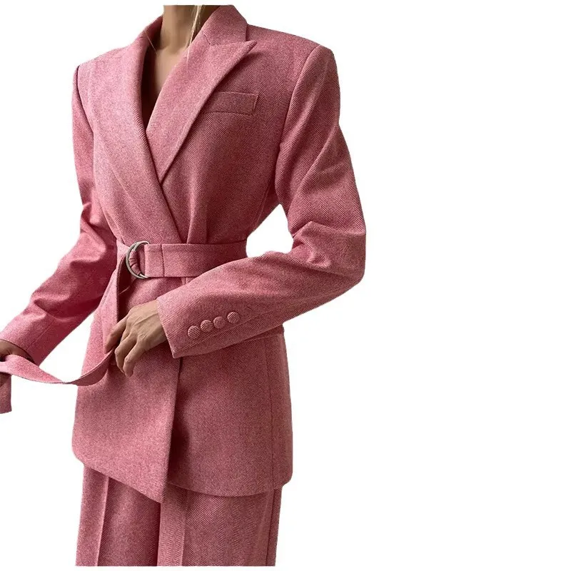 

European and American Cross-border Women's Clothing Fashion Casual Suit Women's Suit Jacket Coat Rousers Three-piece Comfortable