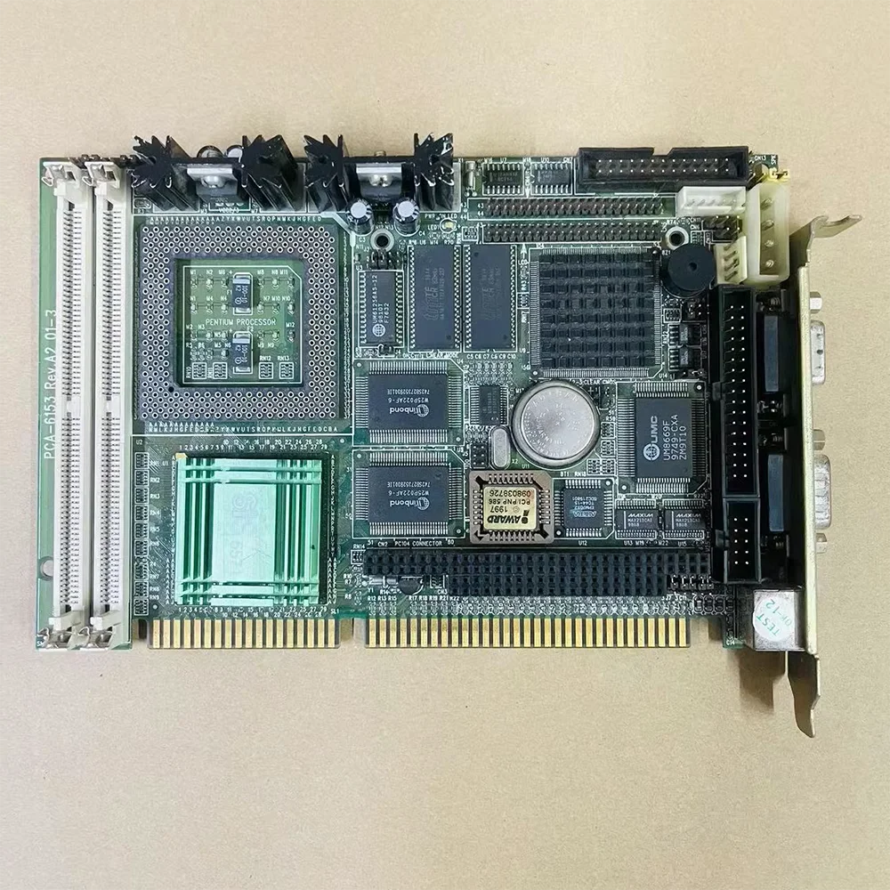 

For Advantech ISA Industrial Control Computer Board Half Length Board PCA-6153 Rev.A2 01-3