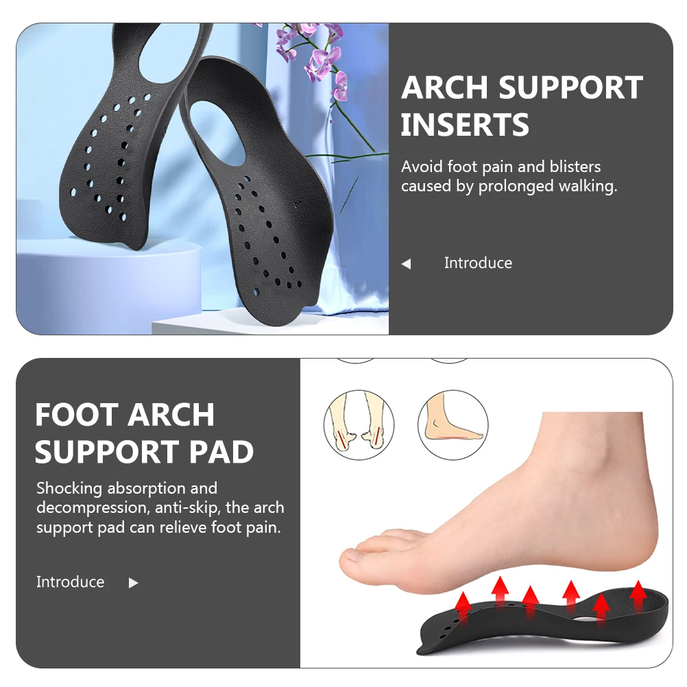 

Arch Support Insoles Orthopedic Pads Anti Slip Inserts M 35 39 Shock Absorption Breathable Materials Women Shoes Child Flat Feet