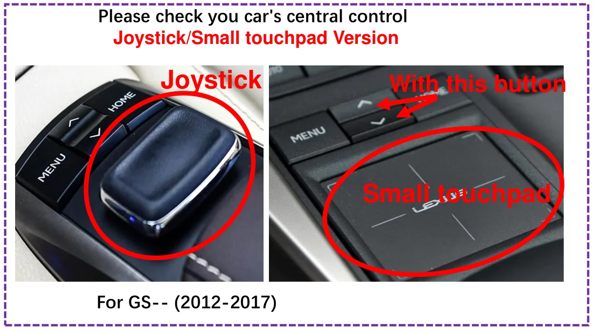 Variant: Joystick or small tp