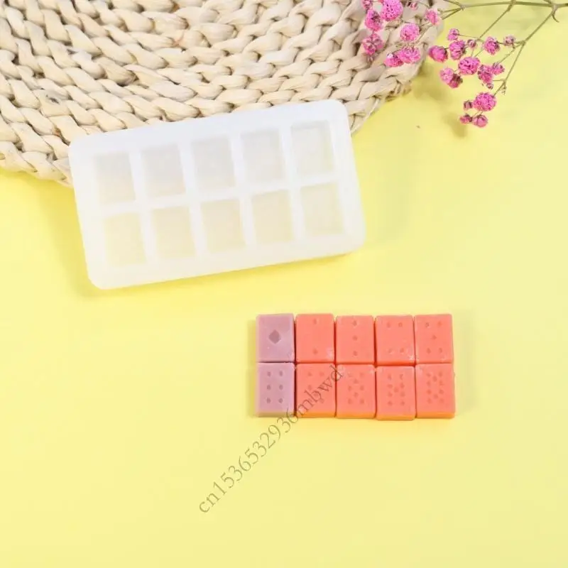 K43D Paint Wax Pellet Resin Mould Art Craft Supplies Seal Wax Sticks Silicone Molds for DIY Scrapbooking Decorations