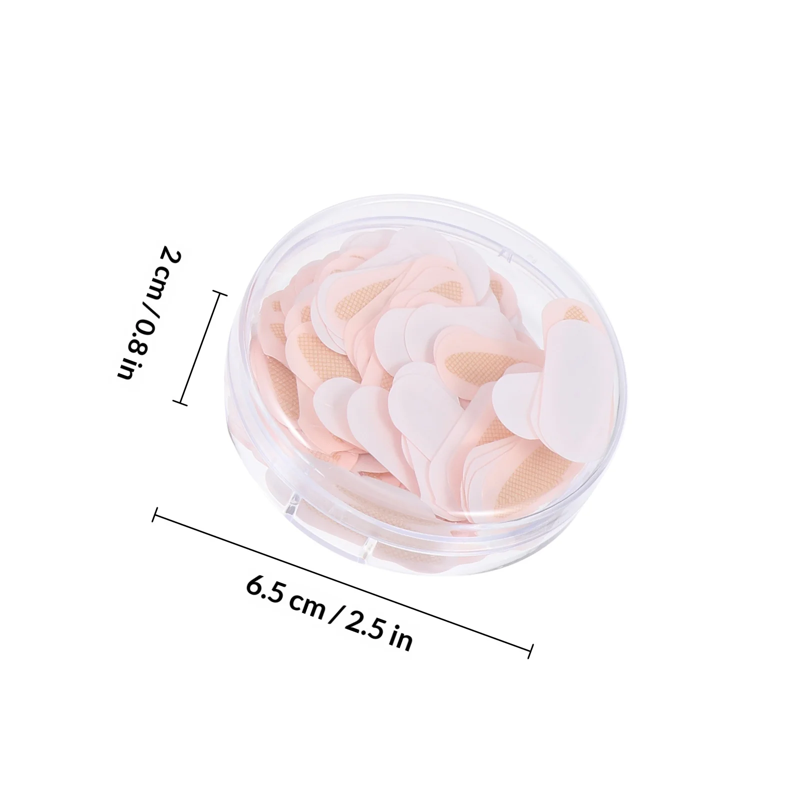 2 Cajas de Adhesivos Invisibles para Párpados Dobles, Adhesivo Médico de Larga Duración, Resistente al Sudor, Parches Naturales para Párpados para Mujeres