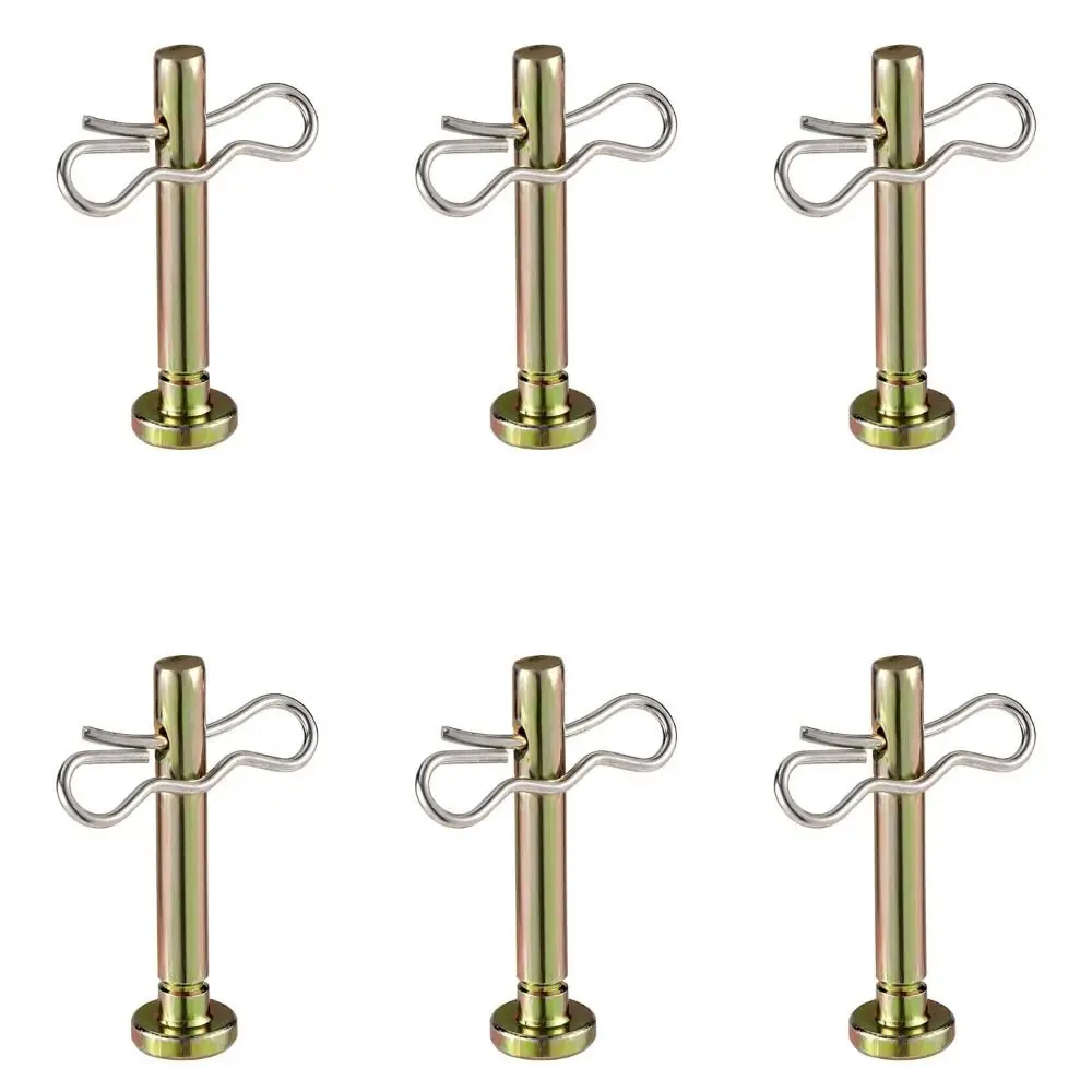 6pcs Replacement 738-04155 Shear Pins Metal Hardware Clip Pins 714-04040 Cotter Pin Gold/silver Snow Blowers