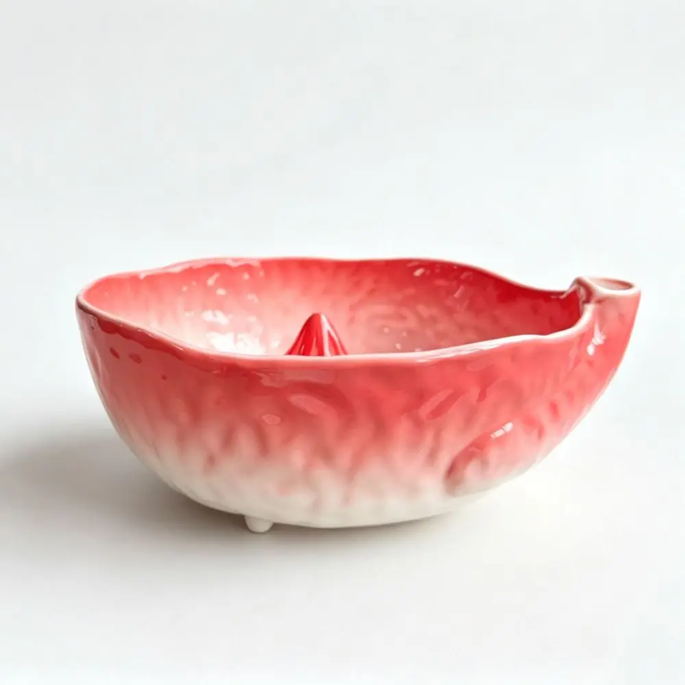 Self Spinning Berry Washing Bowl Raised Drainage Hole Perforated Draining Ceramic Fruit Washer Time-Saving Quick Drain