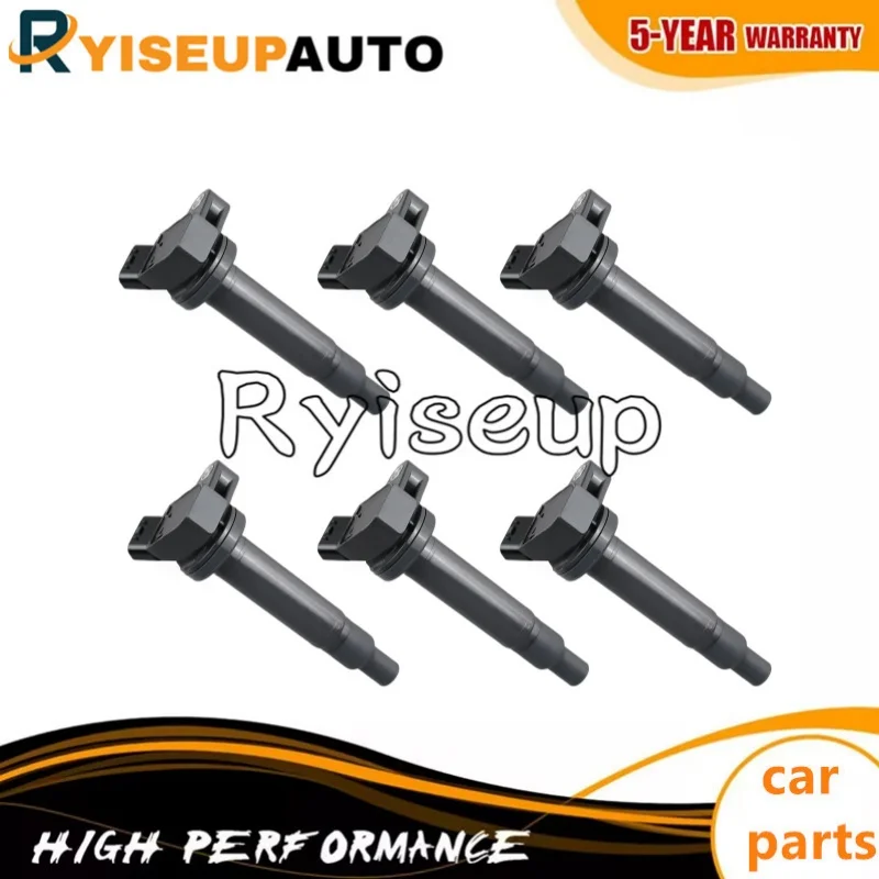 New 6 PCS Ignition Coil for LEXUS GS430 IS Sport Cross 200 LS430 LX470 Car Accessories OEM 9091902230 90919-02230