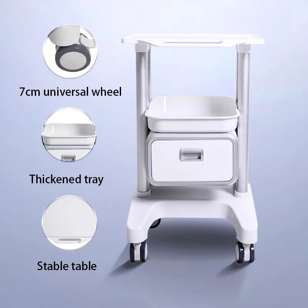 Beauty Salon Trolley Cheap Tool Cart Hairdressing 2 Layer Drawers Salon Furniture Spa Trolley