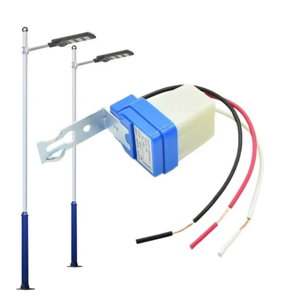 

Автоматическое автоматическое включение и выключение фотоэлемента, переключатель уличного фонаря переменного тока 220 В, 50-60 Гц, фотоэлектрический датчик управления, 10 А, регулируемый