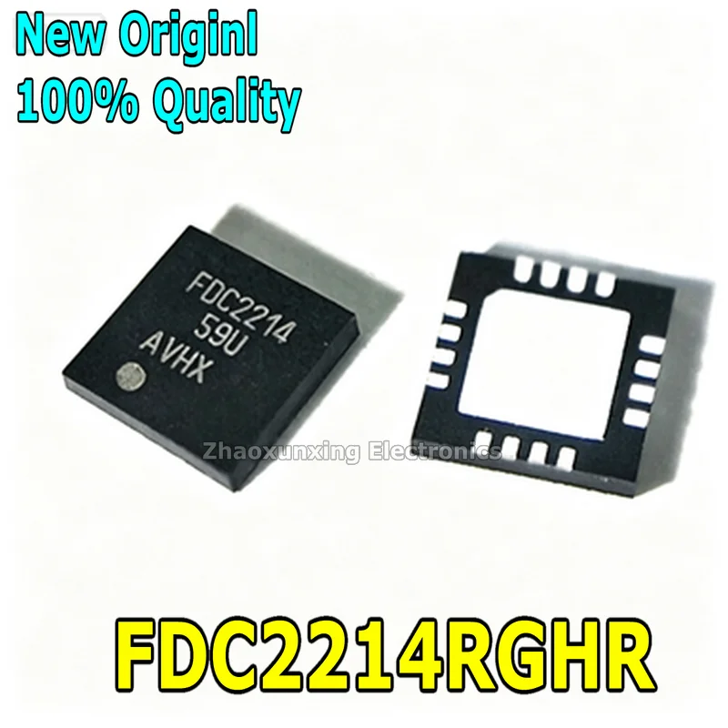 2~5PCS  New    FDC2214RGHR   FDC2214   FDC2214RGH  QFN-16  Chipset