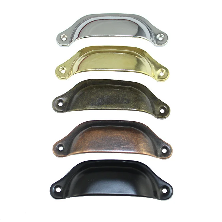 

Medicine cabinet handle dumpling shell handle iron sheet handle drawer handle wardrobe handle 97MM