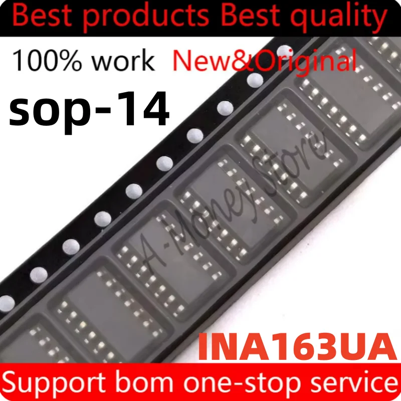 

(2-5pcs)INA163UA INA163U INA163 sop-14