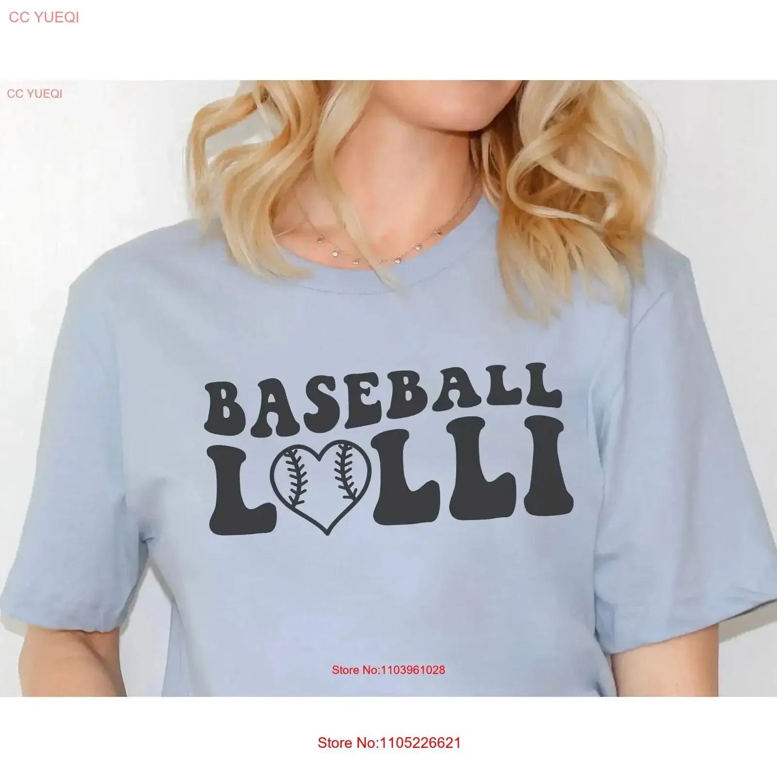 Lolli Baseball T Shirt Grandma From Grandkids Grandson Sport vintage Washed streetwear fashion Stretched homme designer clothes