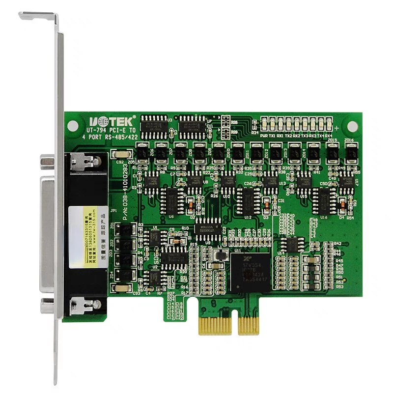 PCI-E To 4-port RS-485/422 High-speed Expansion Card Industrial Grade Surge Protection UT-794