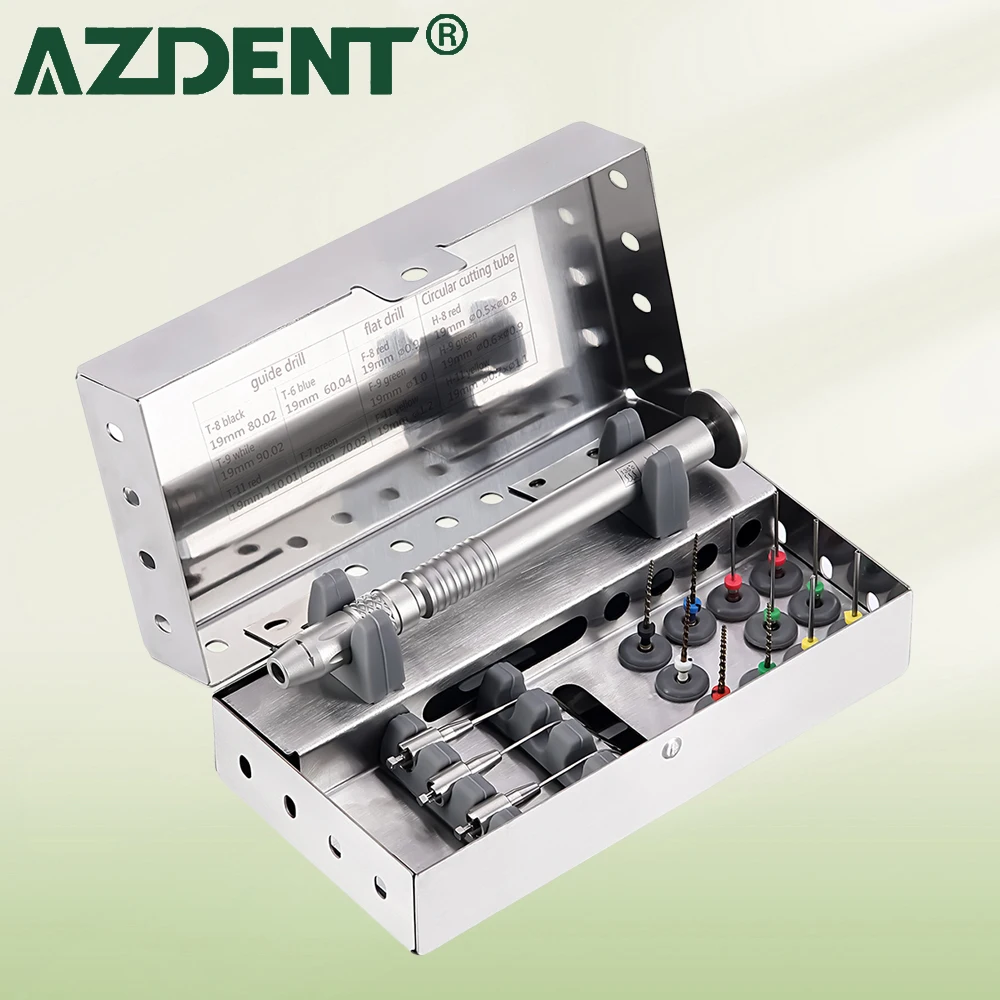 AZDENT Dental Endodontic File Removal System Kit Broken File Removal Instrument Extractor Dentistry Clinic Tool