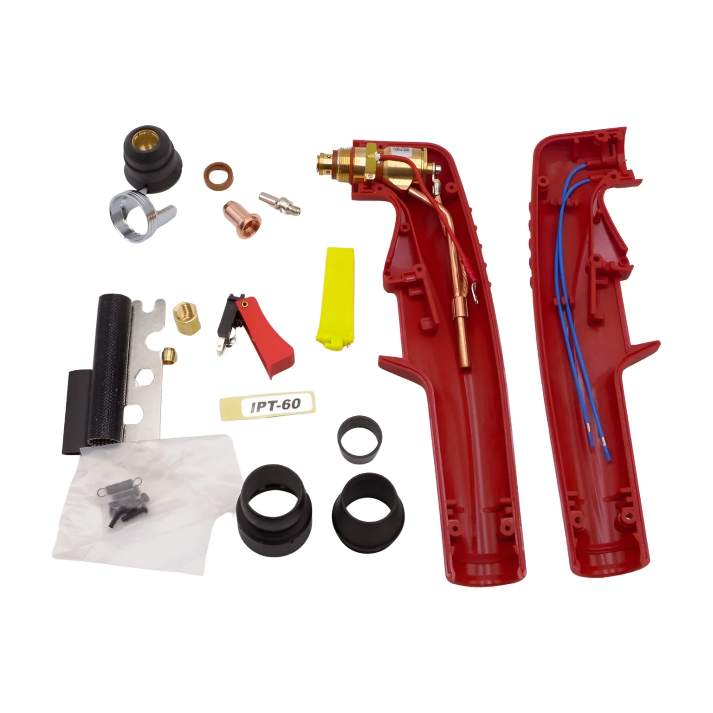 Plasma cutting torch consumable PT60 PT-60 IPT60 IPT-60 torch head body torch kit 1set