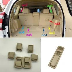 1PC For Toyota Land Cruiser Prado LC150 150 2010-2017 Car Interior Middle Rear Seat Fold Release Backrest Lock Handle Buckle