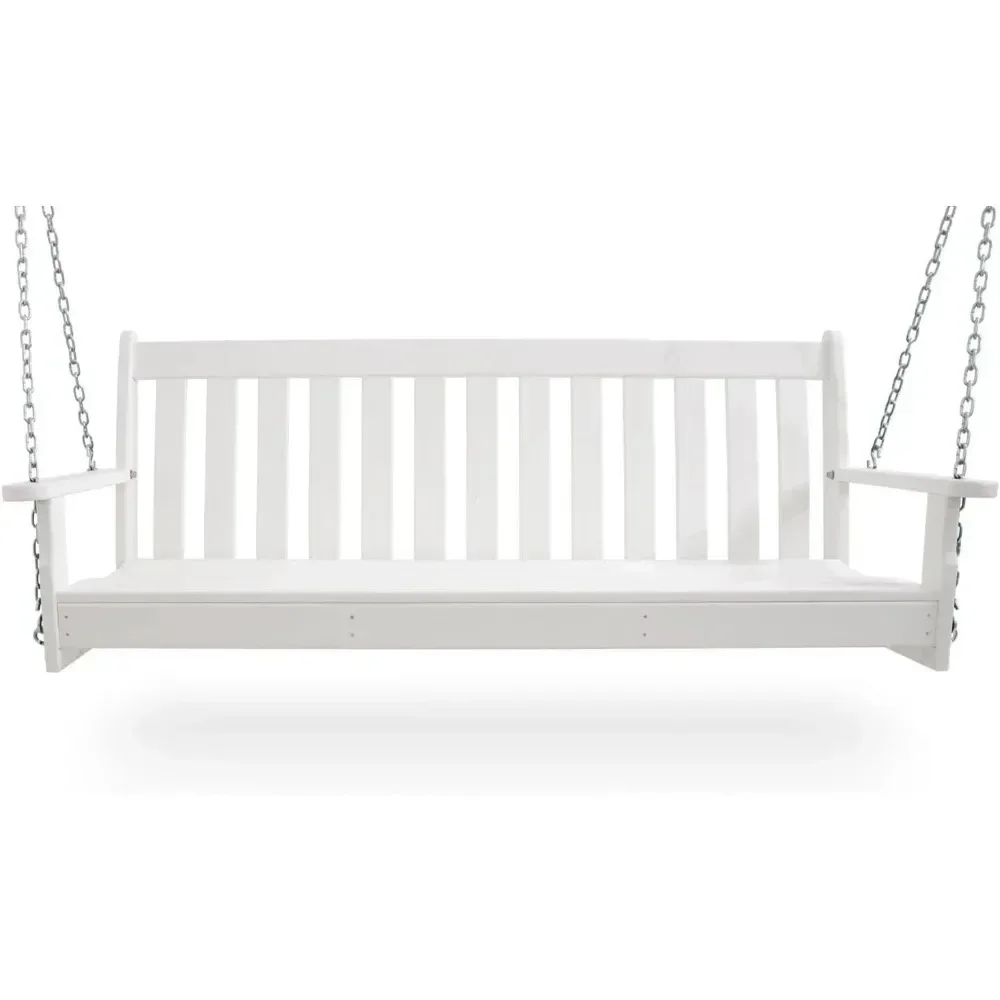 

# Hot Sales Vineyard 60" Swing White Garden Swinging Chair Outdoor Furniture