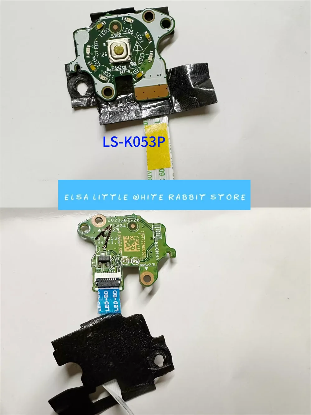 FOR LENOVO ThinkBook 14 G2 ITL 20VD POWER BUTTON BOARD W CABLE LS-K053P