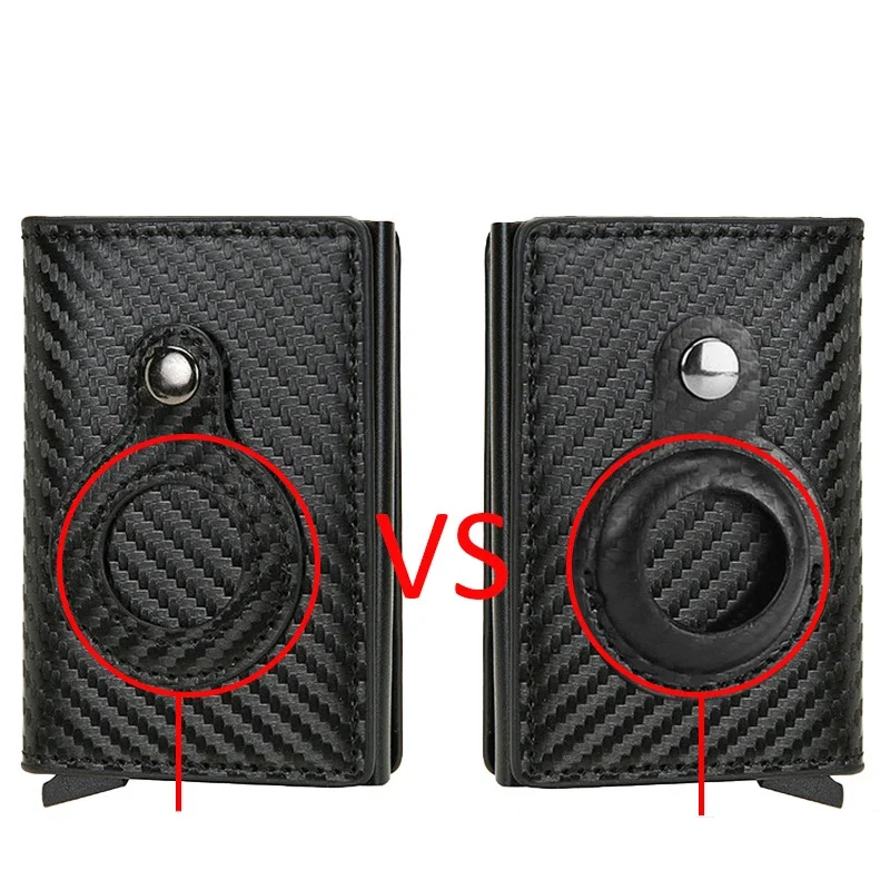 New Men's Rfid Card Holder Man Women Airtag Wallet Money Bag Leather Purse Slim Thin Wallets For Apple AirTags Tracker Air Tag