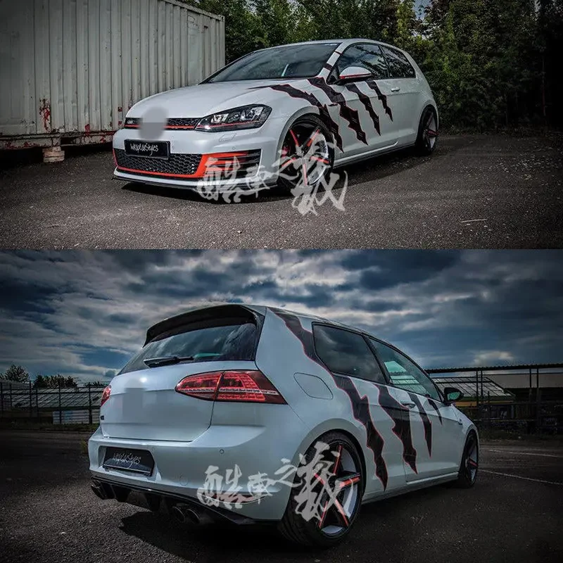 

Автомобильные наклейки для VW POLO Golf 6 7 8, Стайлинг автомобиля, индивидуальная модификация, спортивная наклейка, декор кузова, виниловые наклейки, аксессуары