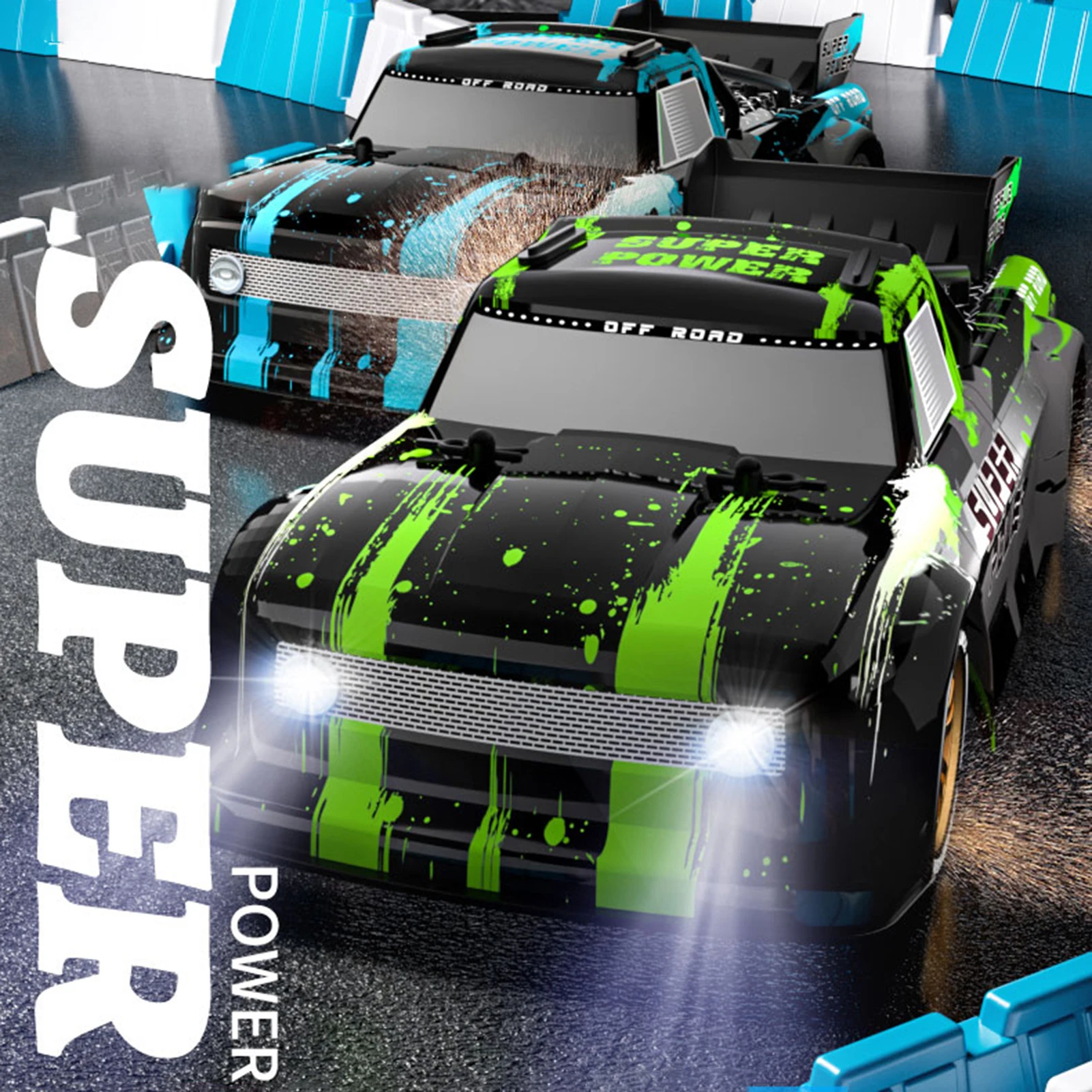 Carro de deriva de controle remoto carro de pulverização de controle remoto 1/16 carro de controle remoto 2.4ghz carro de corrida de controle remoto caminhão curto