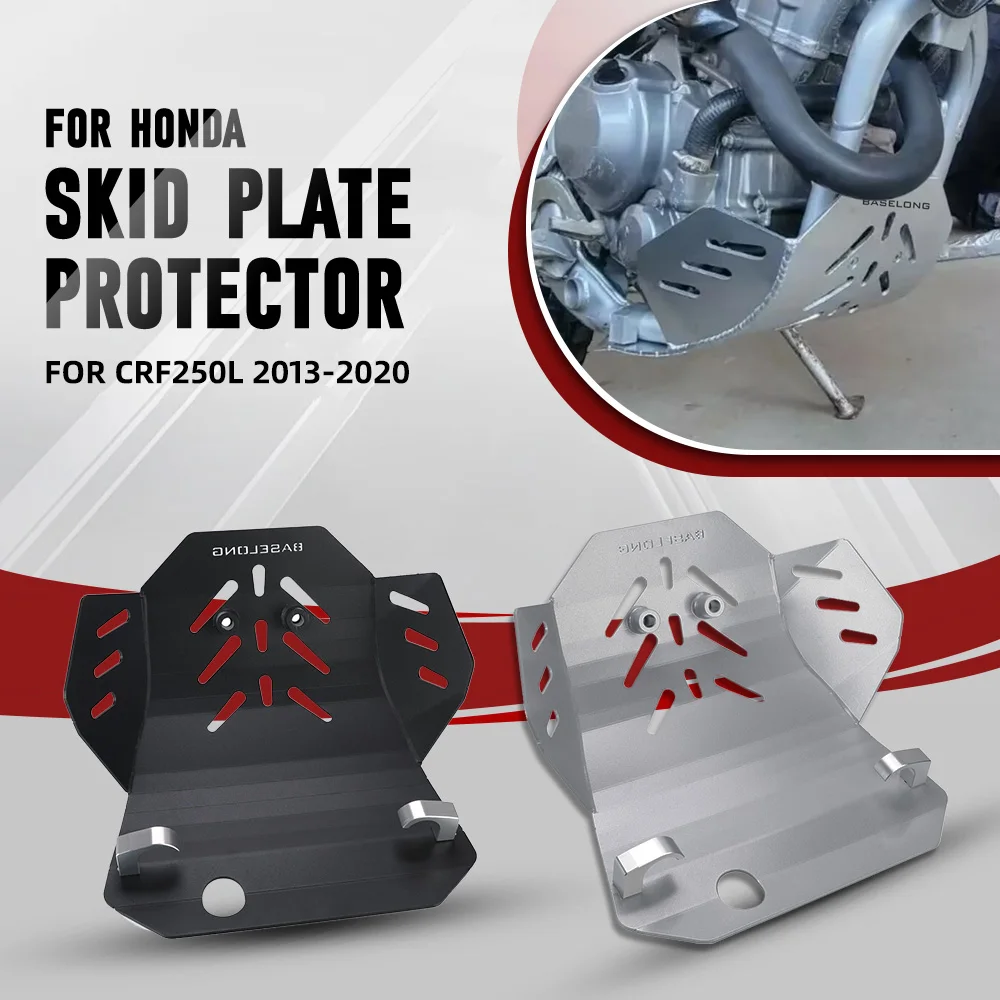 

FOR HONDA CRF250L 2013-2014-2015-2016-2017-2018-2019-2020 Chassis Engine Guard Cover Lower Bottom Skid Plate Splash Protection