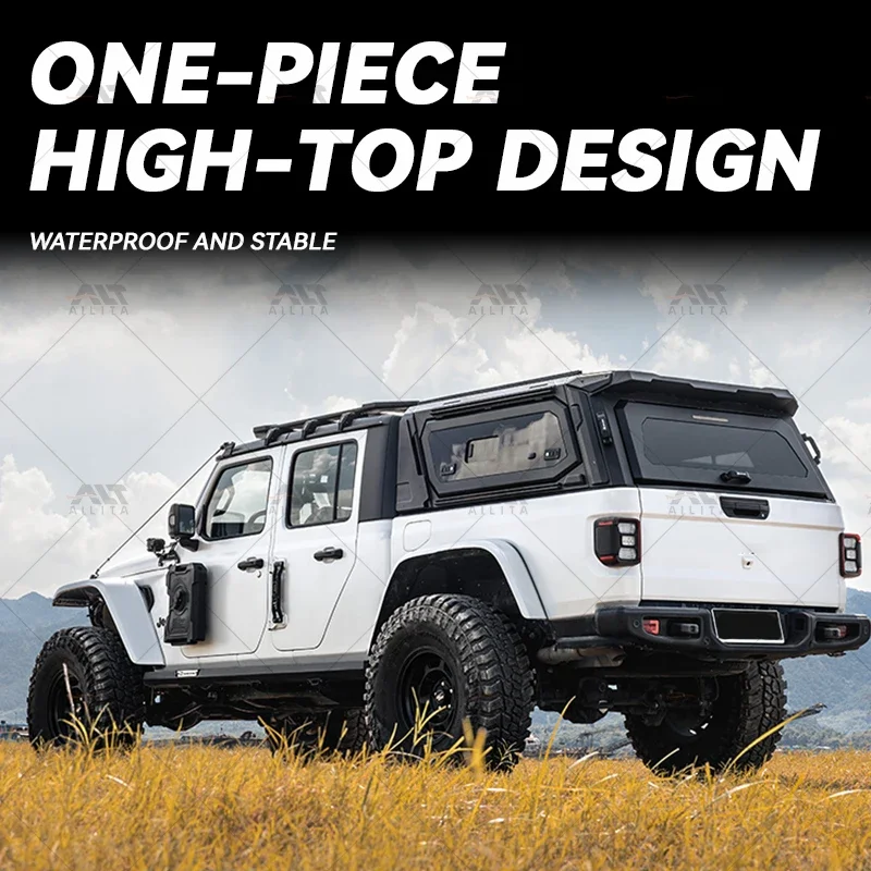 2025  Modified Parts Pickup Camper Shell Truck Topper High Cover  Modified Trunk Lid Truck Canopy for ep Gladiator Accessories