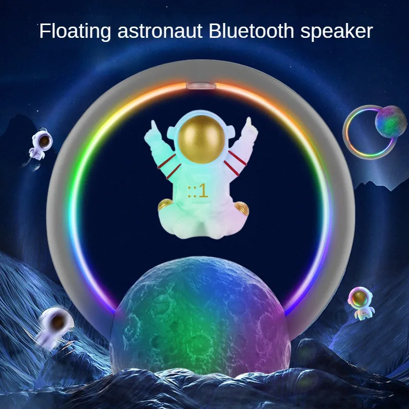 

Astronaut Night Lamp Floating Astronaut Bluetooth Speaker Creative RGB Wireless Subwoofer Decoration Birthday Gift For Boyfriend