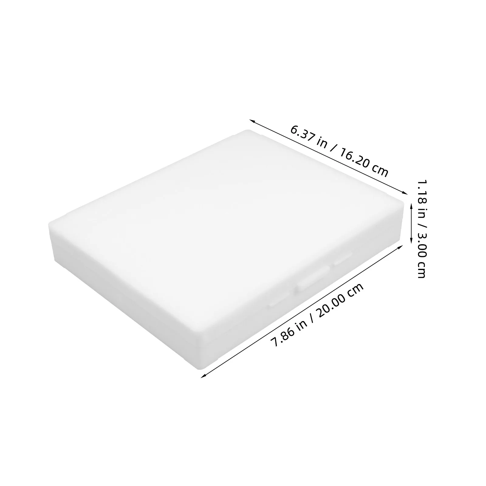 100 Slide Plastic Microscopic Section Storage Box Transparent Cover Stackable Organizer for Laboratory Classroom Use