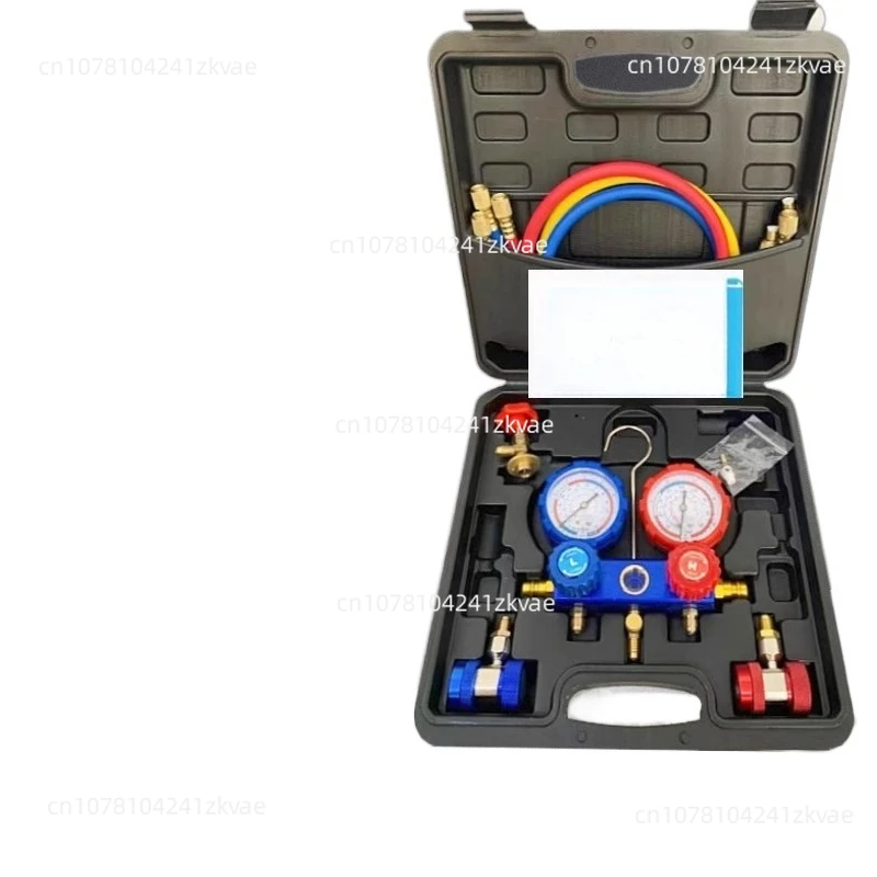 

R134a/R410a/R22 хладагент автомобильный кондиционер датчик снега фтора жидкость двуглавый измерительный клапан комбинация