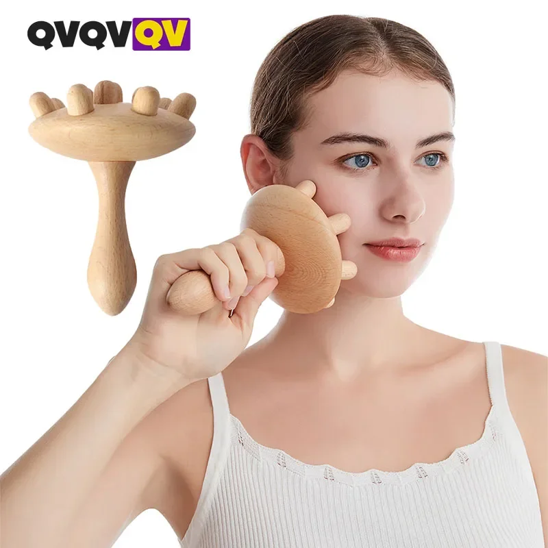 

1 шт., деревянный ручной массажер-Палочка для борьбы с целлюлитами, мышцами и животом