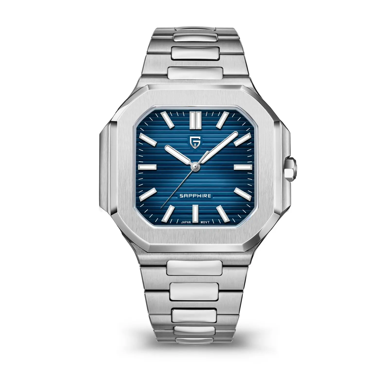 ساعة باجاني ديزاين PD-YS019 كوارتز رجالية جديدة 37 ملم، ياقوت صناعي، يابانية TMI VH31