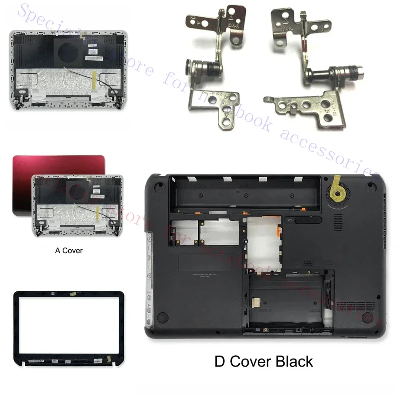 678260-001 700547-001 676643-001 Laptop Top Back Cover for Envy Pavilion DV4 DV4-5000, Front Bezel, Bottom Case
