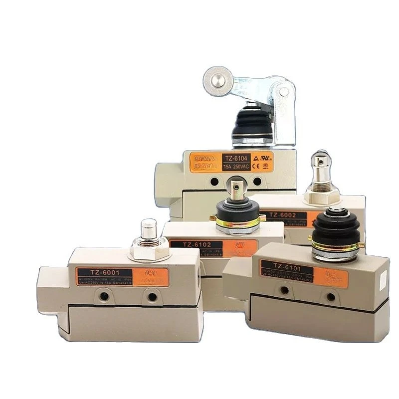 Waterproof Limit Switches for Travel Control, Durable & Reliable for Various Applications TZ-6104 6004 6001 6102 6143 61016002