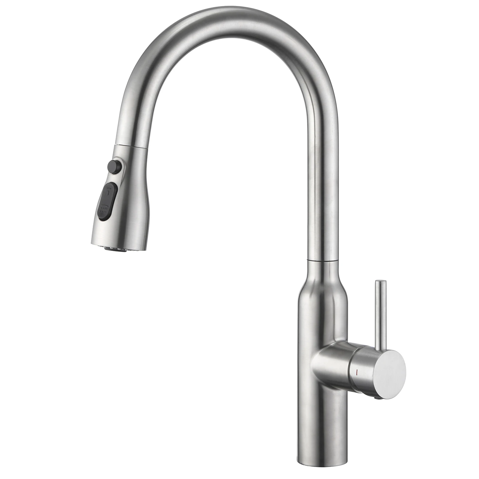 

Inductively Pull Out Kitchen Faucet With Matte Black Faucet