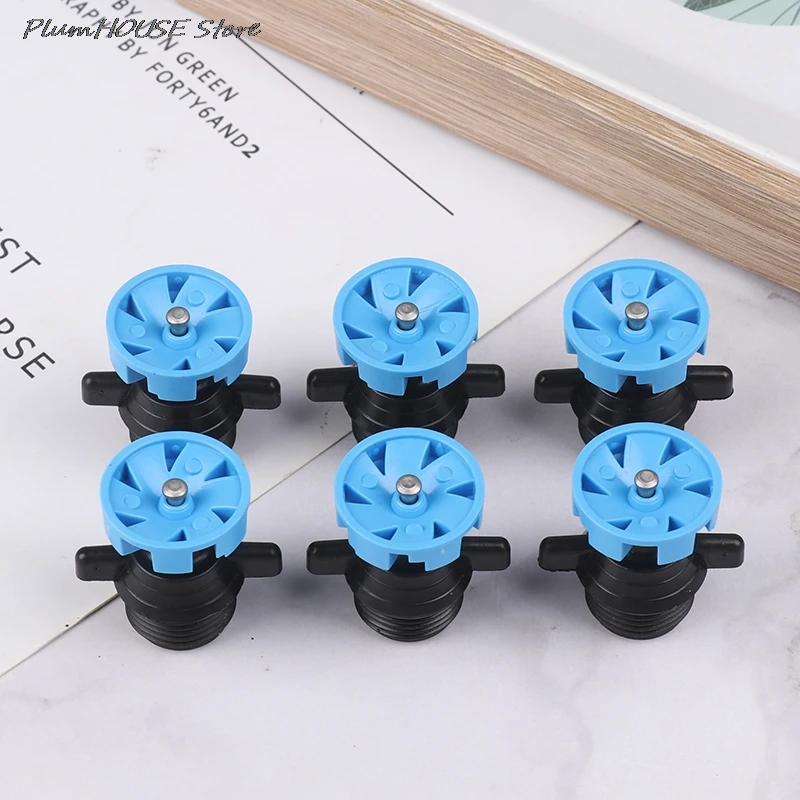 1/5pcs360 Degree Rotating Irrigation Nozzle Garden Lawn Irrigation 1/2 Inch Male Thread Automatic Rotating Sprinkler Garden Tool