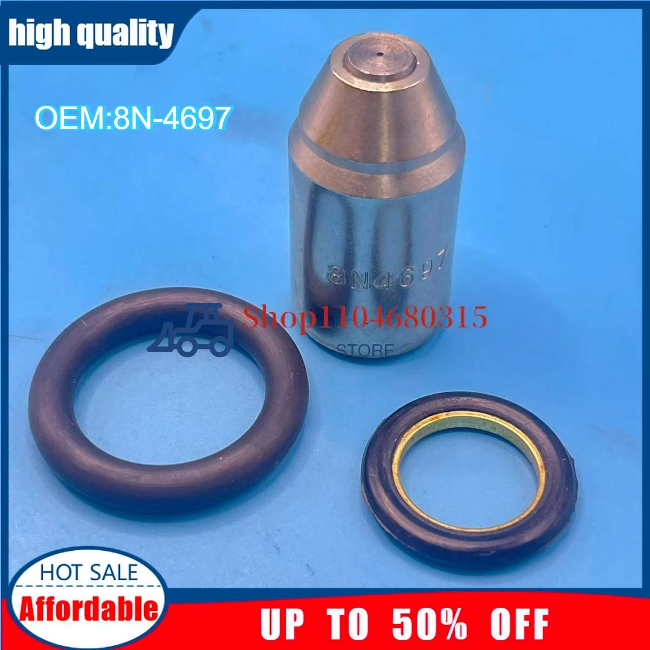 fuel nozzle 8N4697 8N-4697 8M1584 8M-1584 for Caterpillar CAT D3333C 3304 3306 injector sleeve D330 D333 common rail