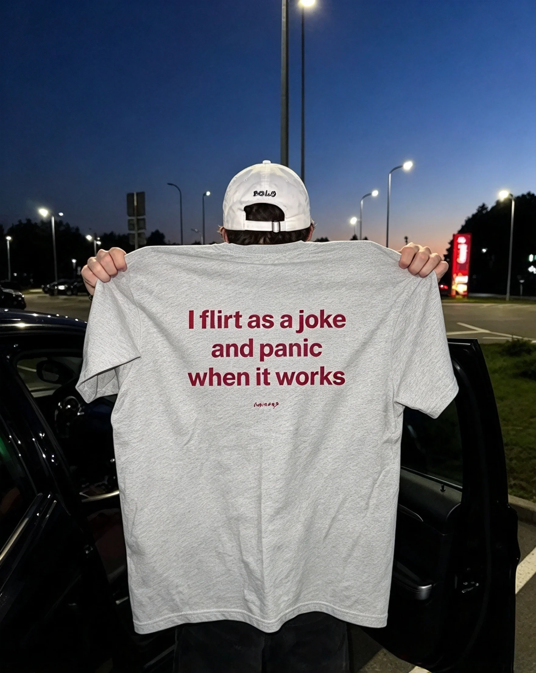 2026 New Best-Seller Trending Funny Slogan Text Graphic Oversized Short Sleeve T-Shirt Streetwear Enthusiasts Daily Wear Item
