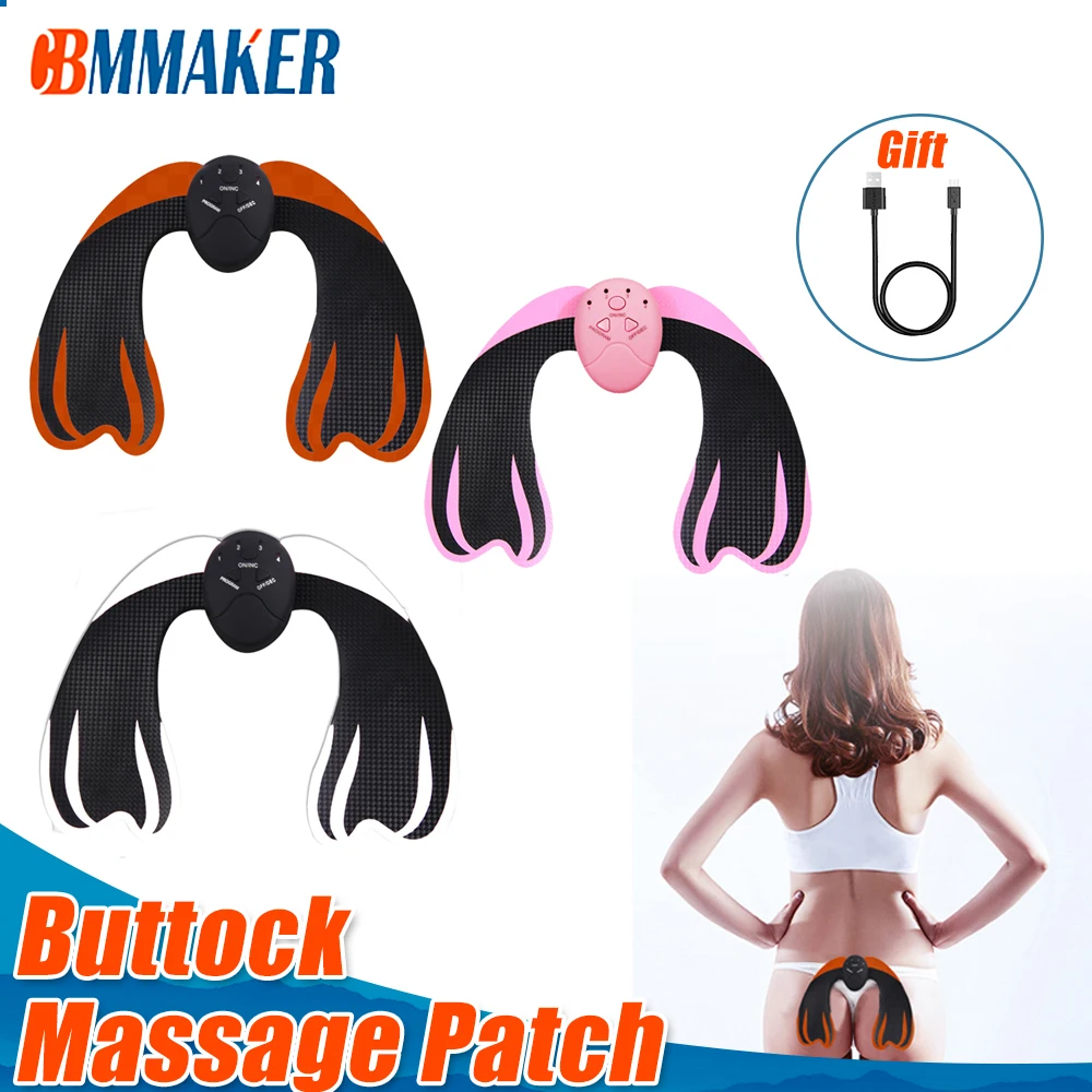 Parche de masaje para glúteos, estimulador inalámbrico Unisex, entrenador de cadera, parche moldeador adelgazante, entrenador de Fitness corporal,