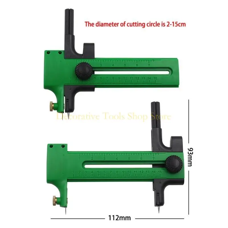 QX2E Circle Cutter Compact Circle Cutter for Card Making Paper Fabrics #6