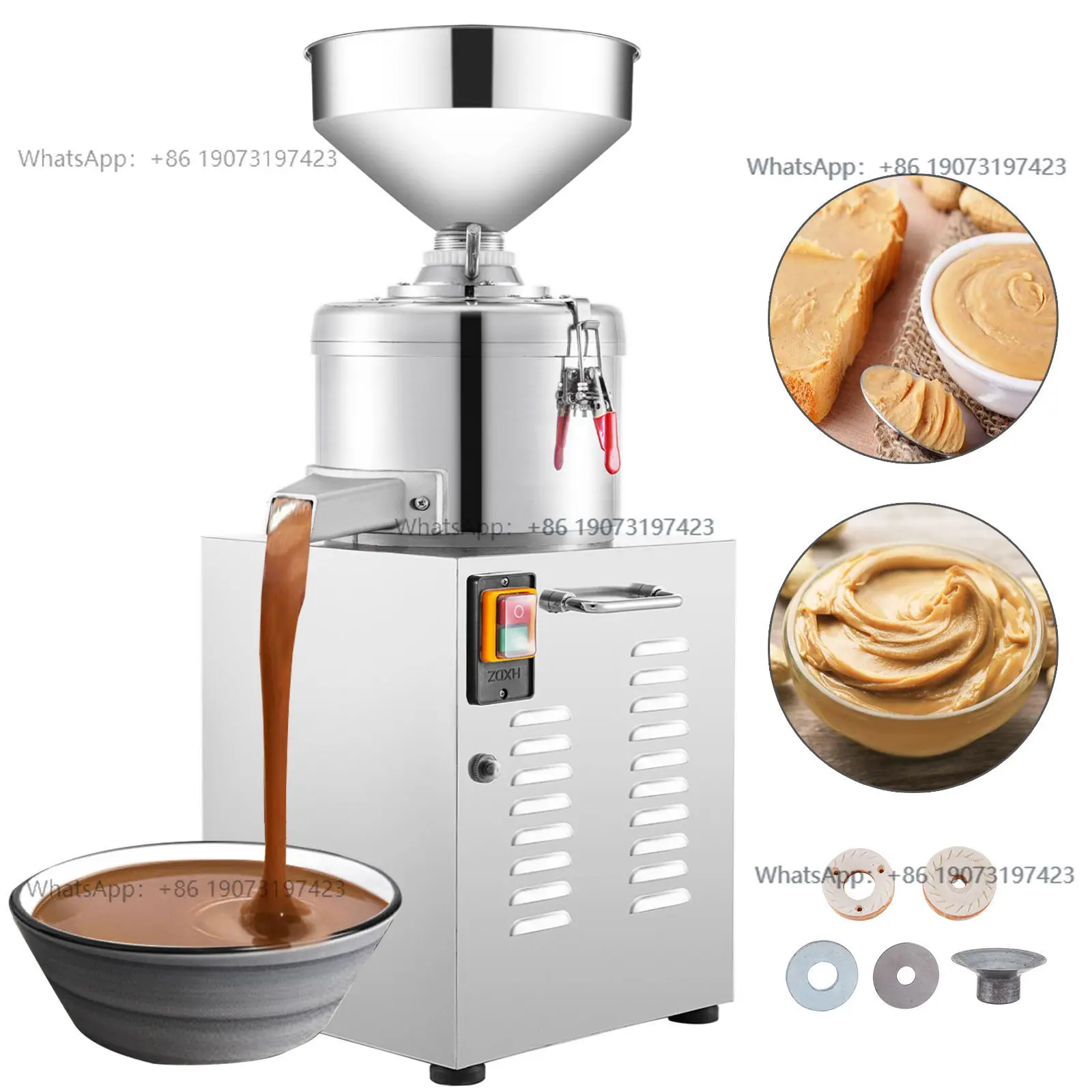 

Large Capacity Peanut Butter Grinding Machine | Professional Nut/Sesame Butter Fully Automatic Maker | Factory Direct