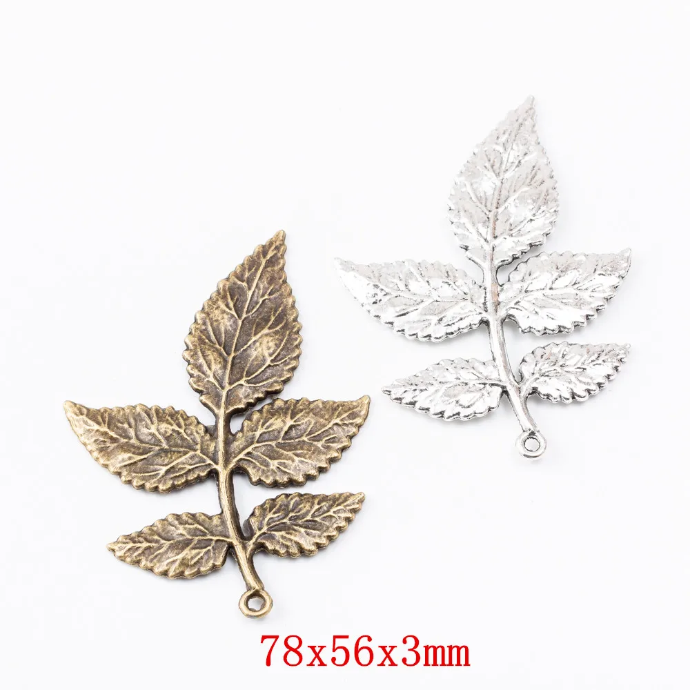 

5pcs Maple leaf Craft Supplies Charms Pendants for DIY Crafting Jewelry Findings Making Accessory 1003