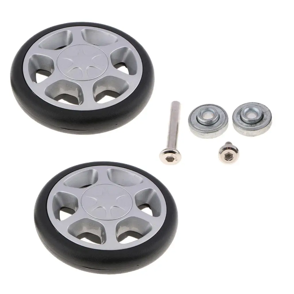 

1 Set of Luggage Wheels Replacement Case Trolley Suitcase DIY Wheels 8218A A