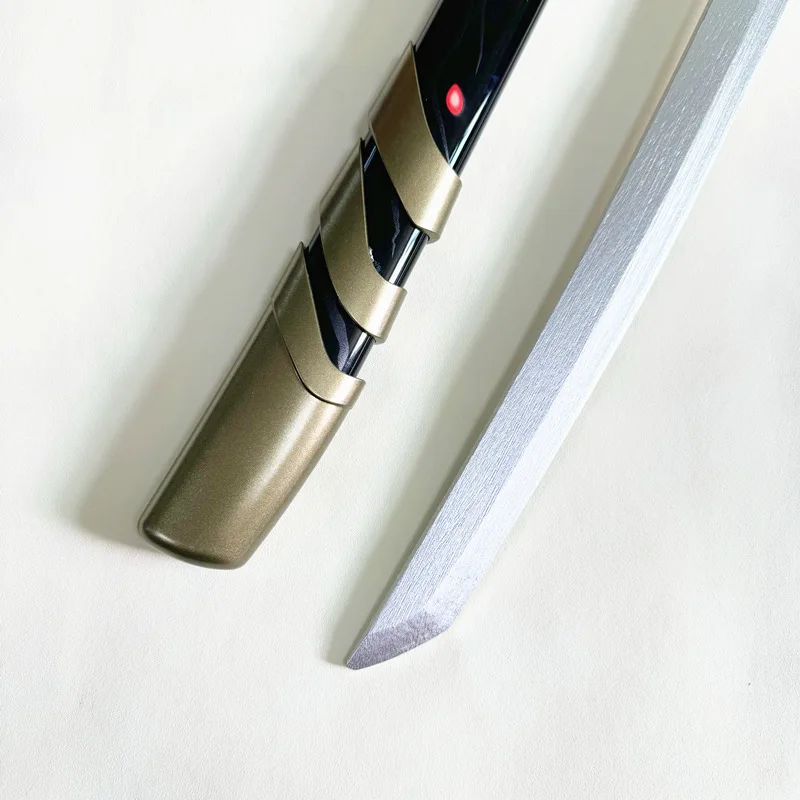 40inch Yasuo Katana Anime League of Legends Sword Cosplay Yone Wooden Ninja Knife Real Size Japanese Katana Samurai Sabre Gift view 6