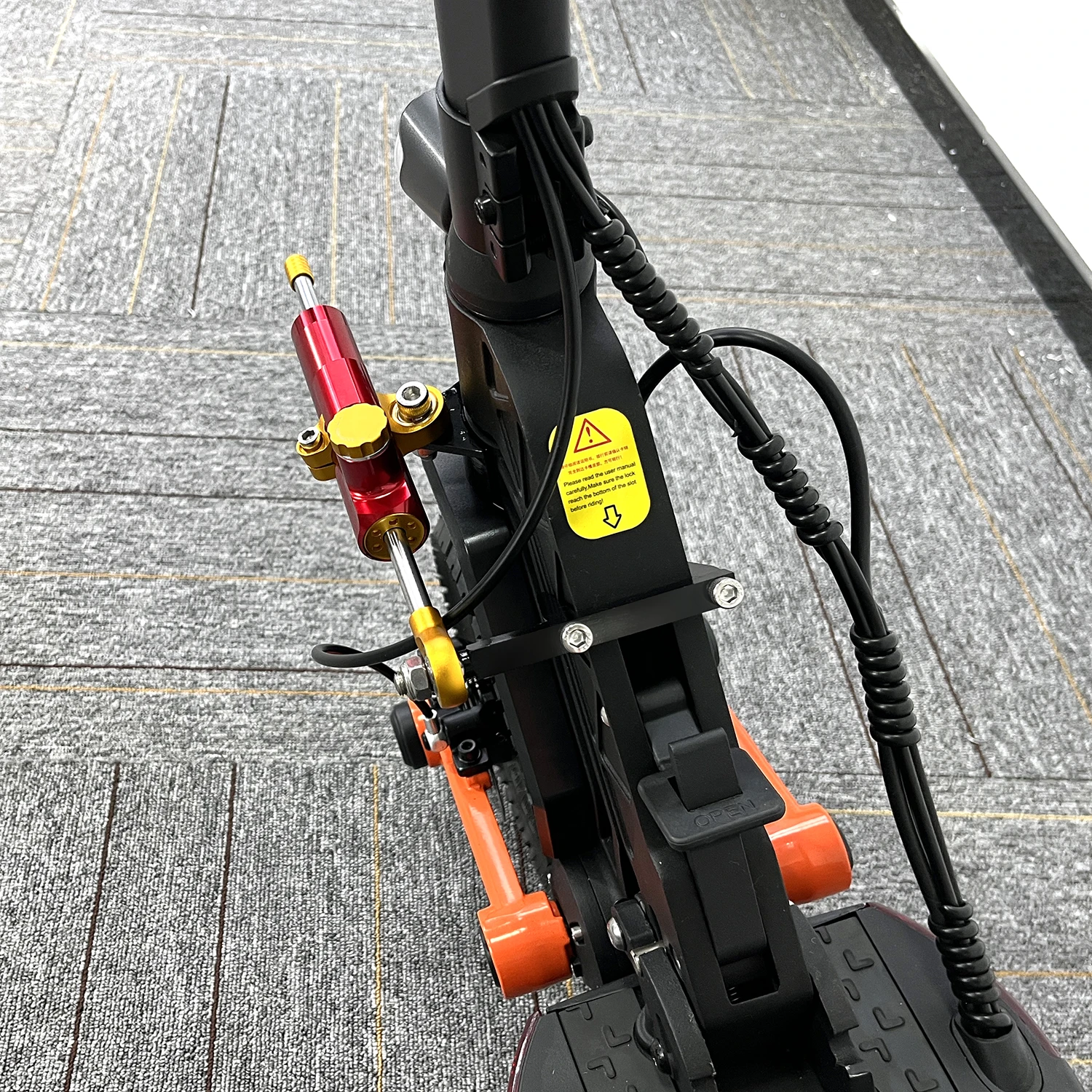 مثبط التوجيه لـ JOYOR سكوتر JOYOR S5 S8S S10S DRAGON SLAYER TEEWING S10 رفض الموت المتذبذب المقود سوينغ #3