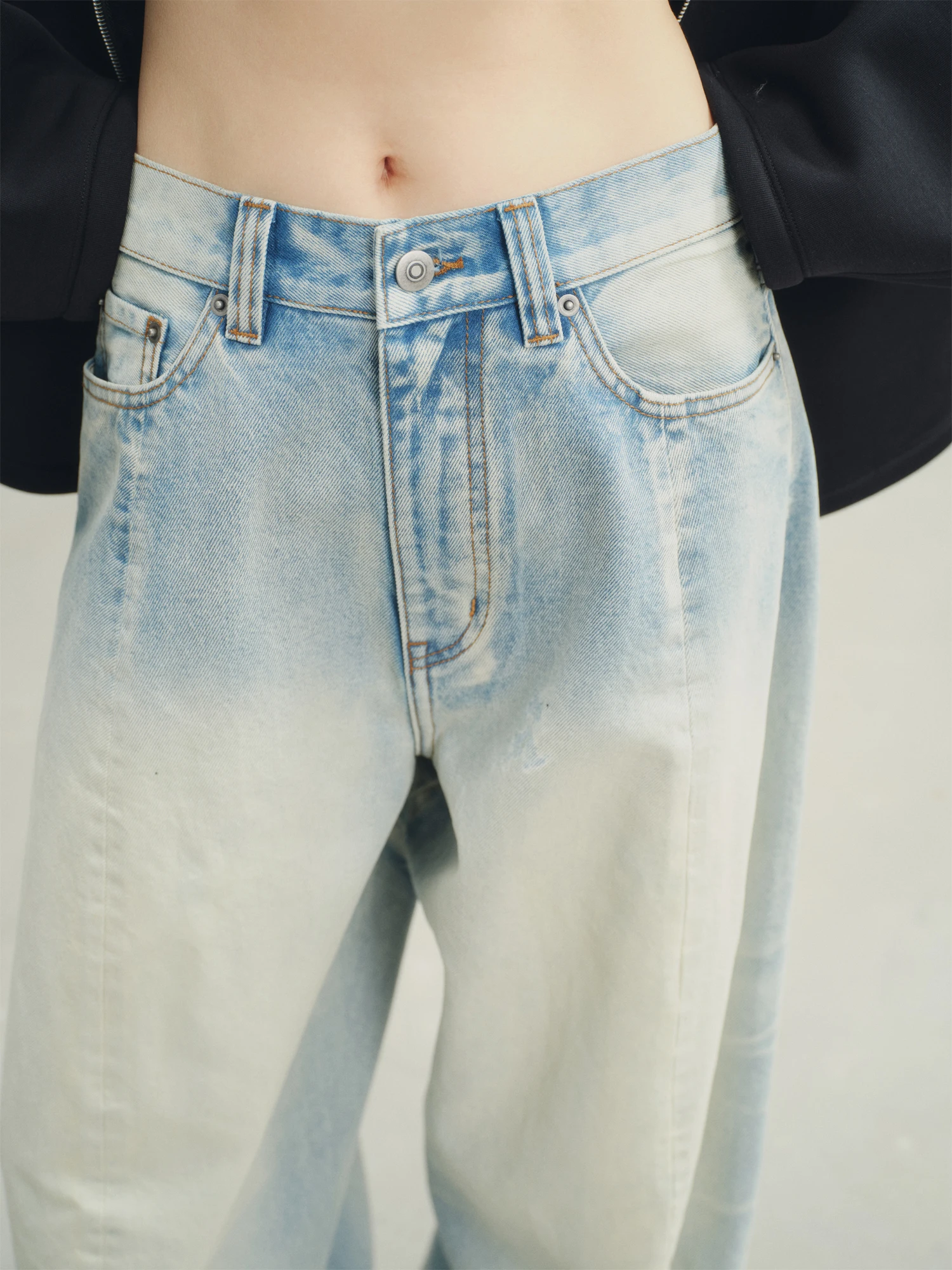 VERMO Vintage Washed Loose Jea - Tailored Trouser Wide recension och pris