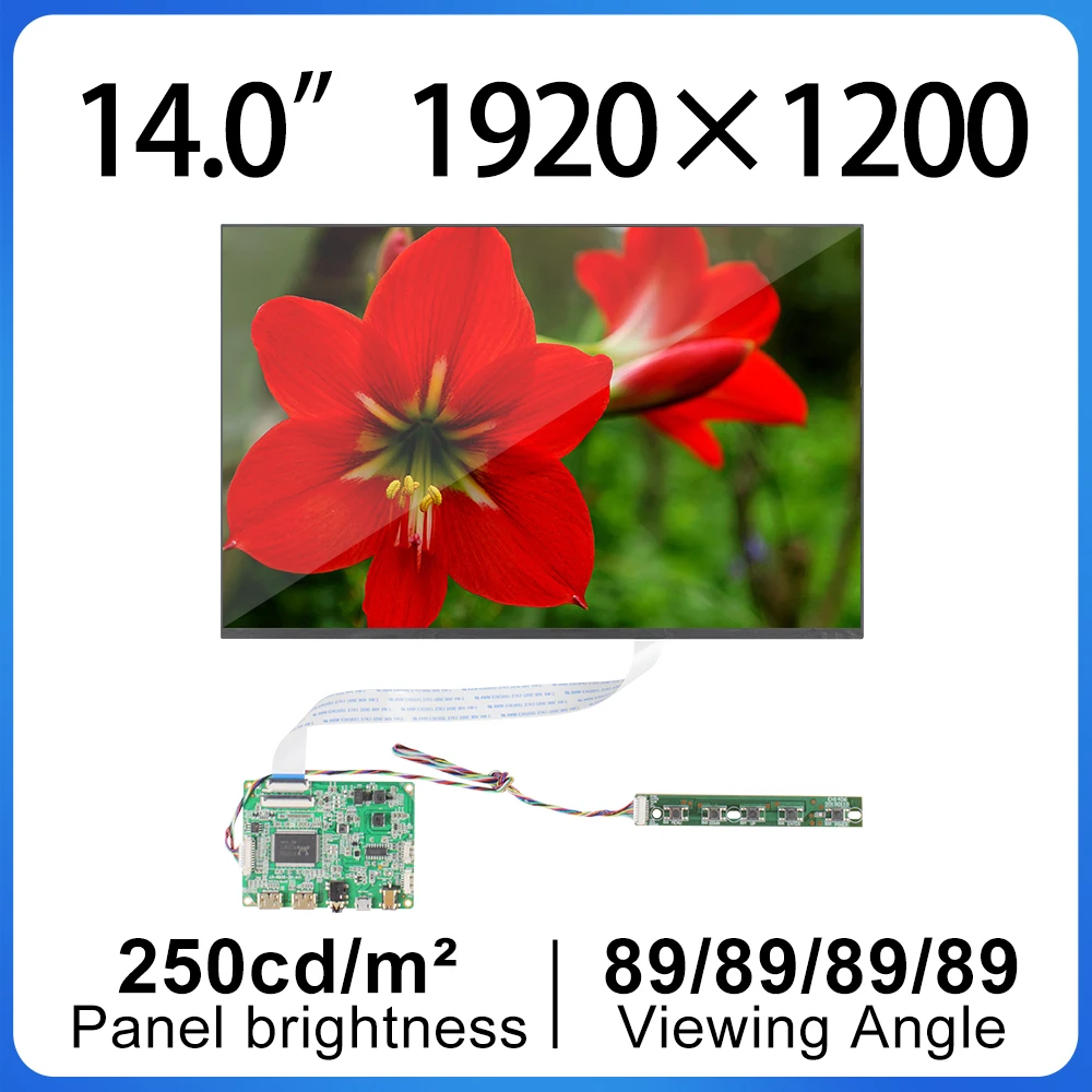 16-inch LCDS LCD Panel  driver board 1920 (RGB)*1200 eDP 30pins full view Laptop Display Lcd Screen