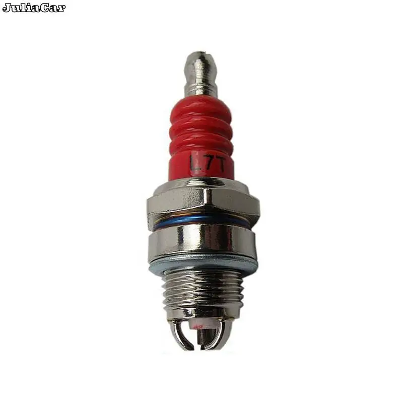 3-sided Pole Spark Plug L7T 2 Stroke Electrode Gasoline Chainsaw Brush Cutter Engine 2500 3800 4500 5200 Replace Accessories