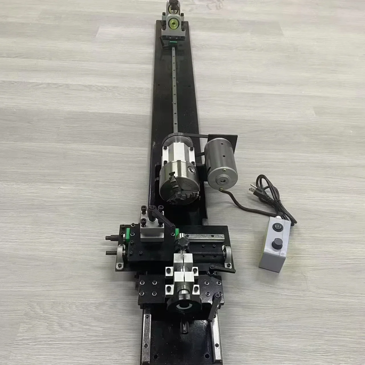 FS-7075D Professional Billiard Pool Cue Repairing hine for Snooker , Varile Speed Shift Rail Lathe Workshop Use